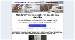 Desktop Screenshot of floridastairlifts.com